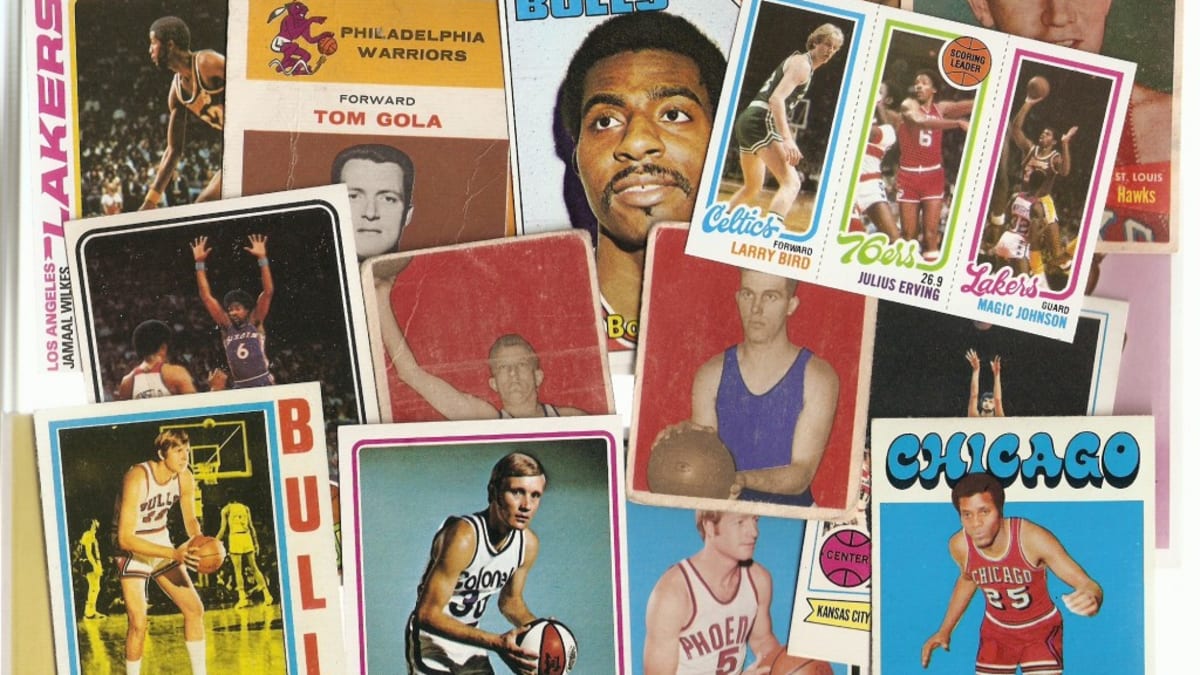 21 Vintage NBA Basketball Artwork Cards
