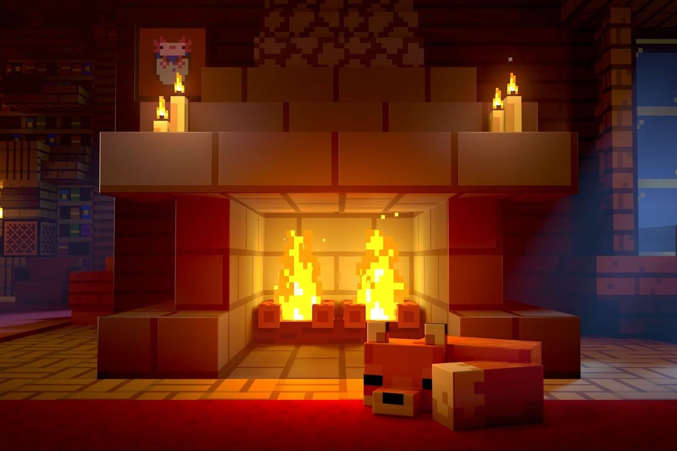 Build A Safe Fireplace In Minecraft: No More House Fires!