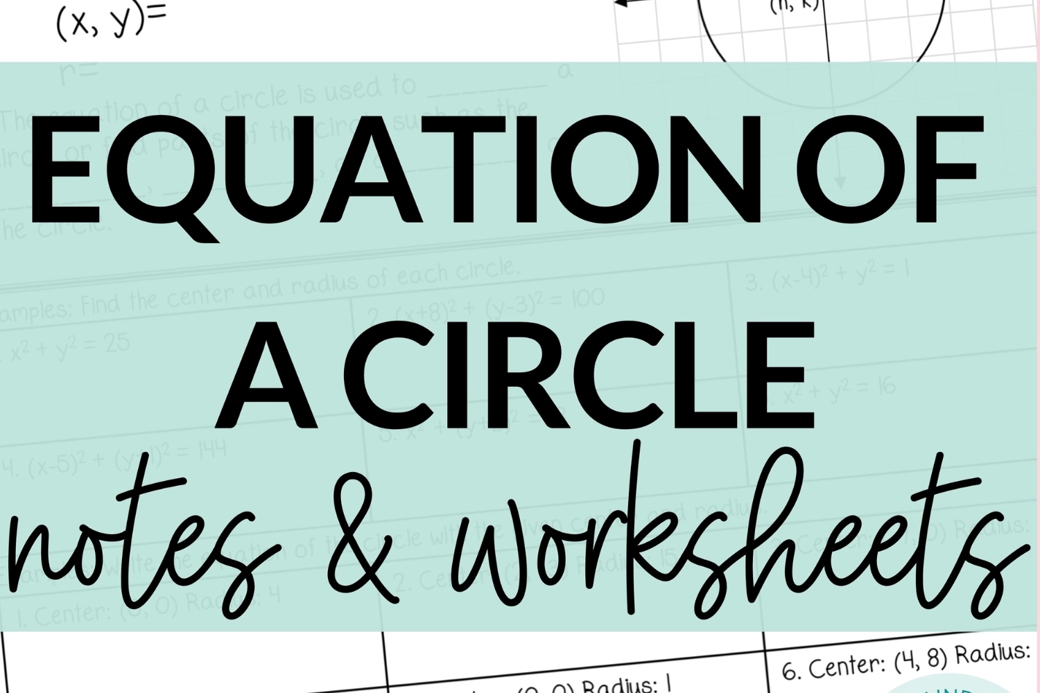 Discover The Radius Of This Mysterious Circle Equation!