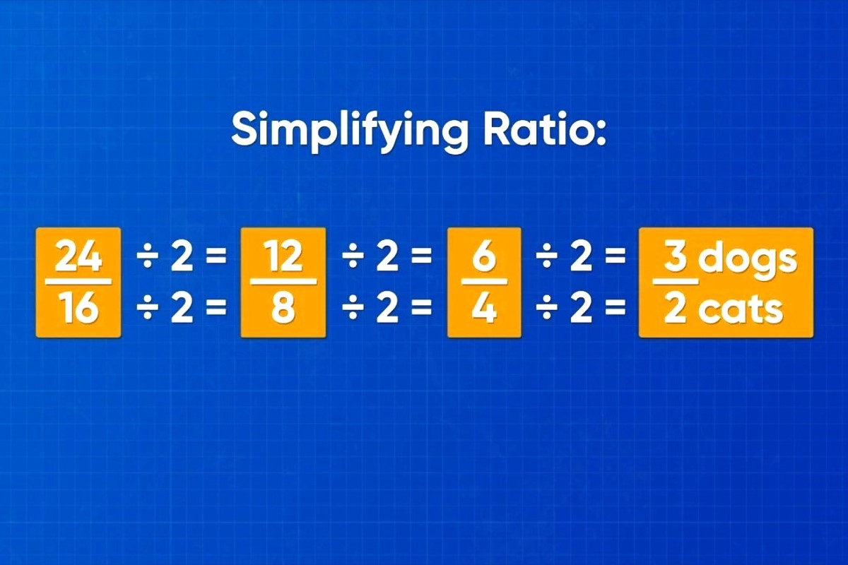 Simplify 24:18 To Its Simplest Form!