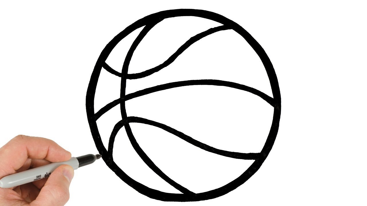 How To Create An Easy Basketball Drawing