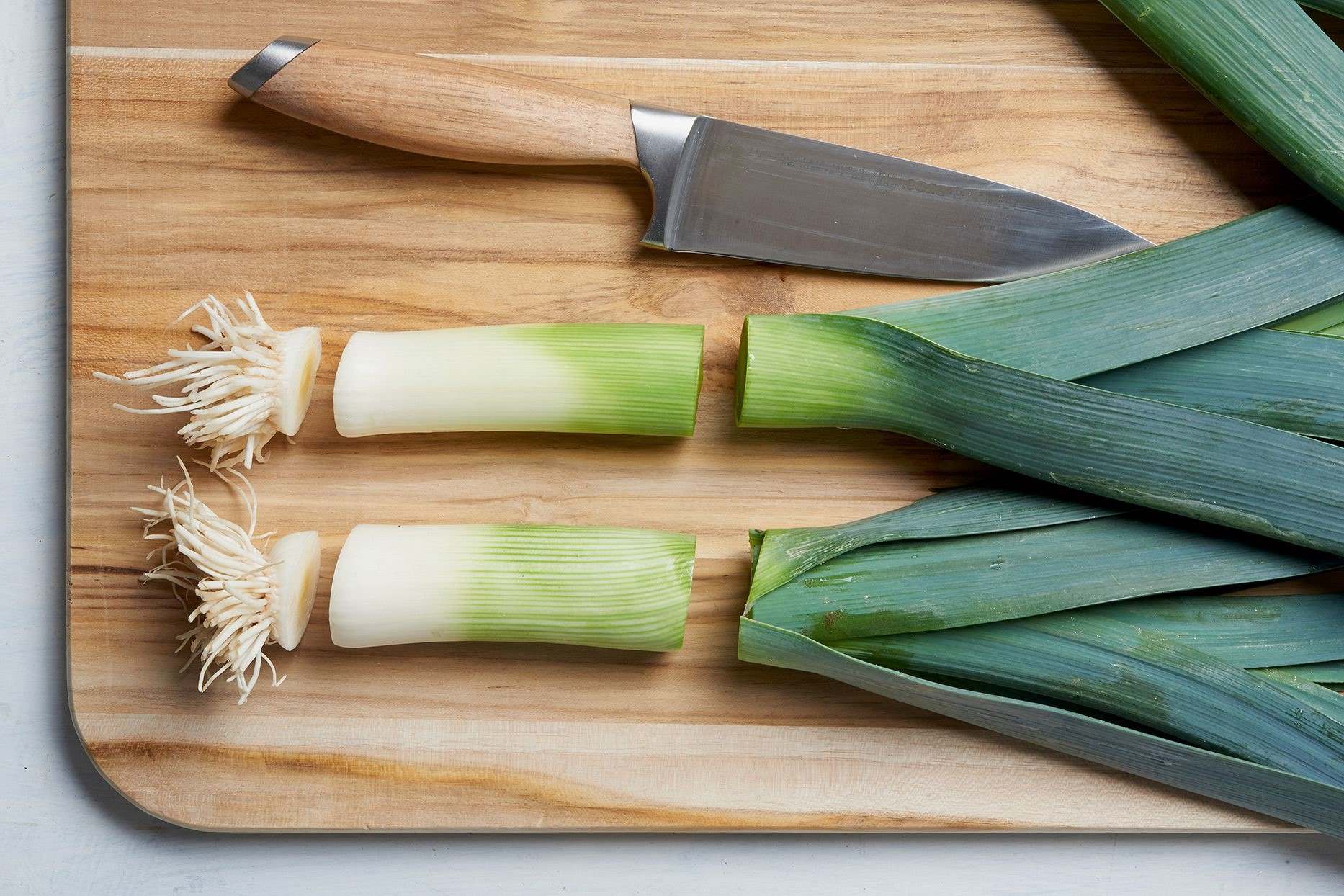 How To Cut Leeks