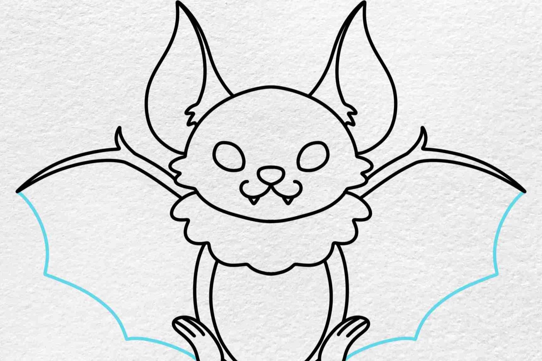 How To Draw A Bat