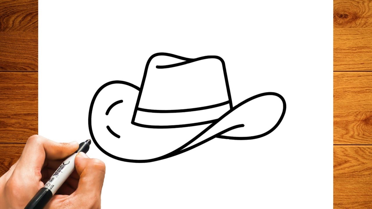 How To Draw A Cowboy Hat