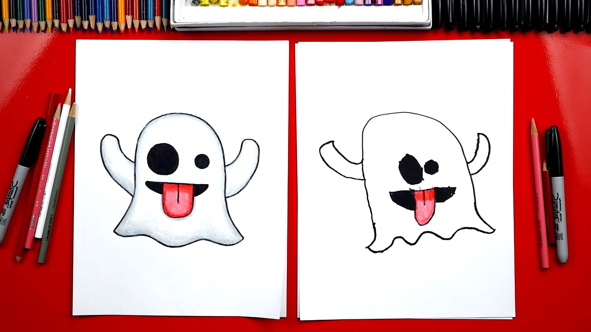How To Draw A Ghost For Beginners