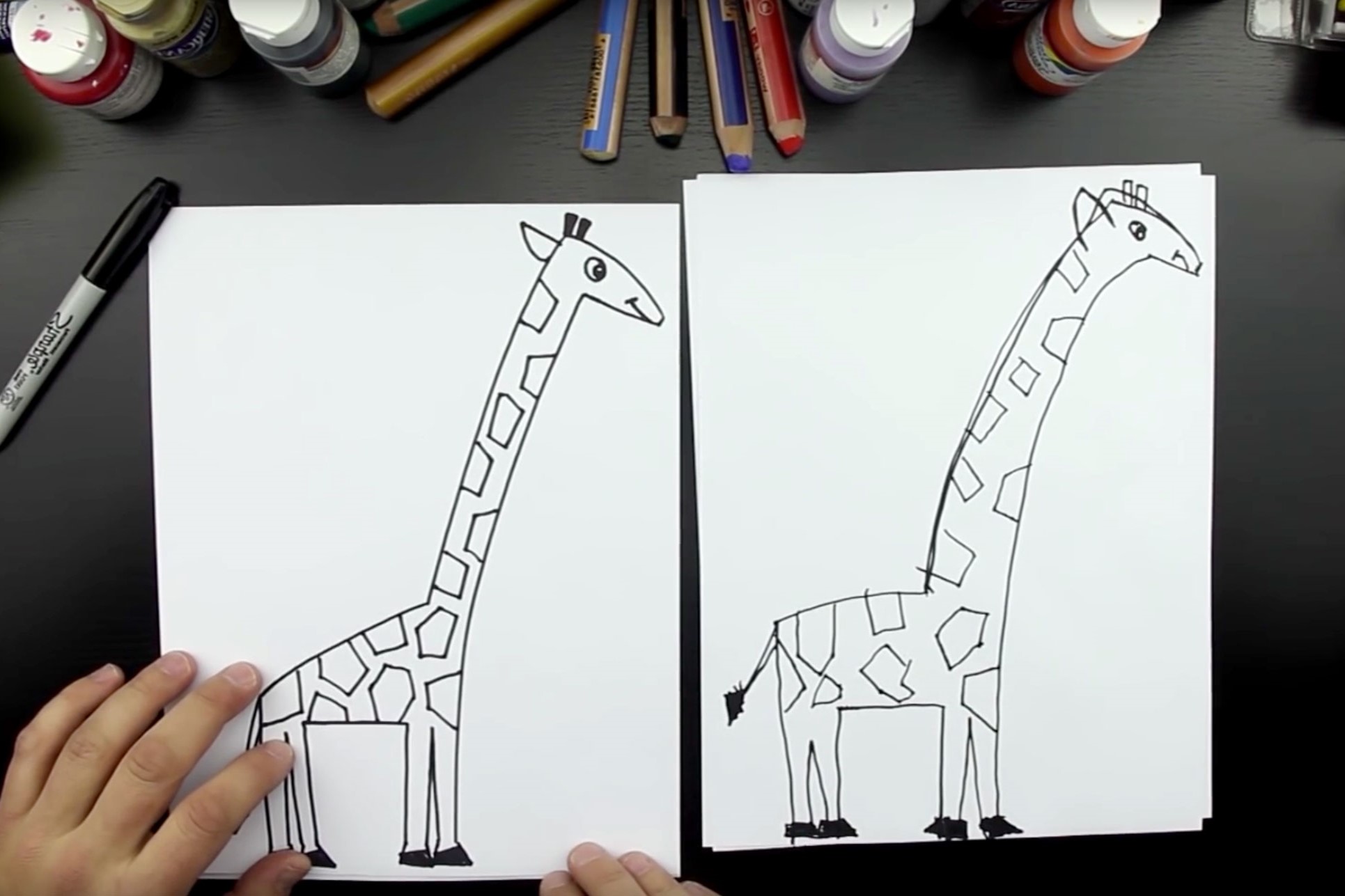 How To Draw A Giraffe