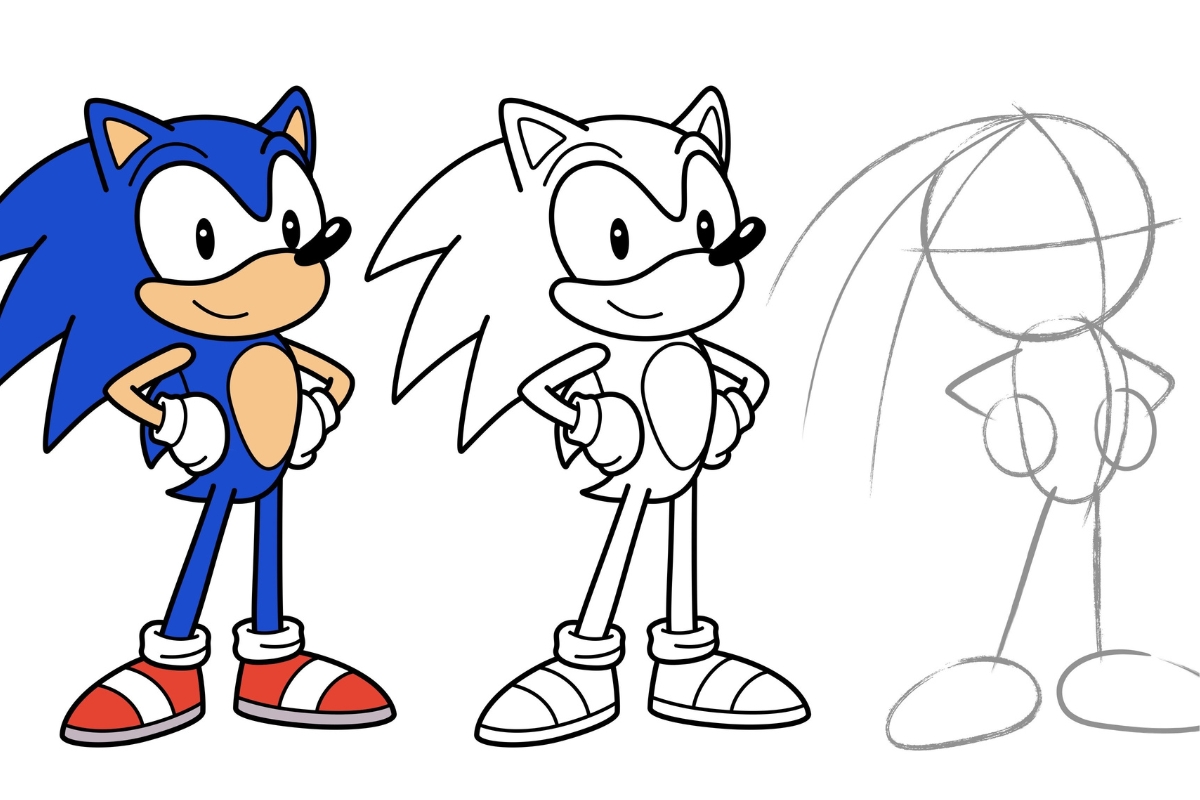 How To Draw Sonic