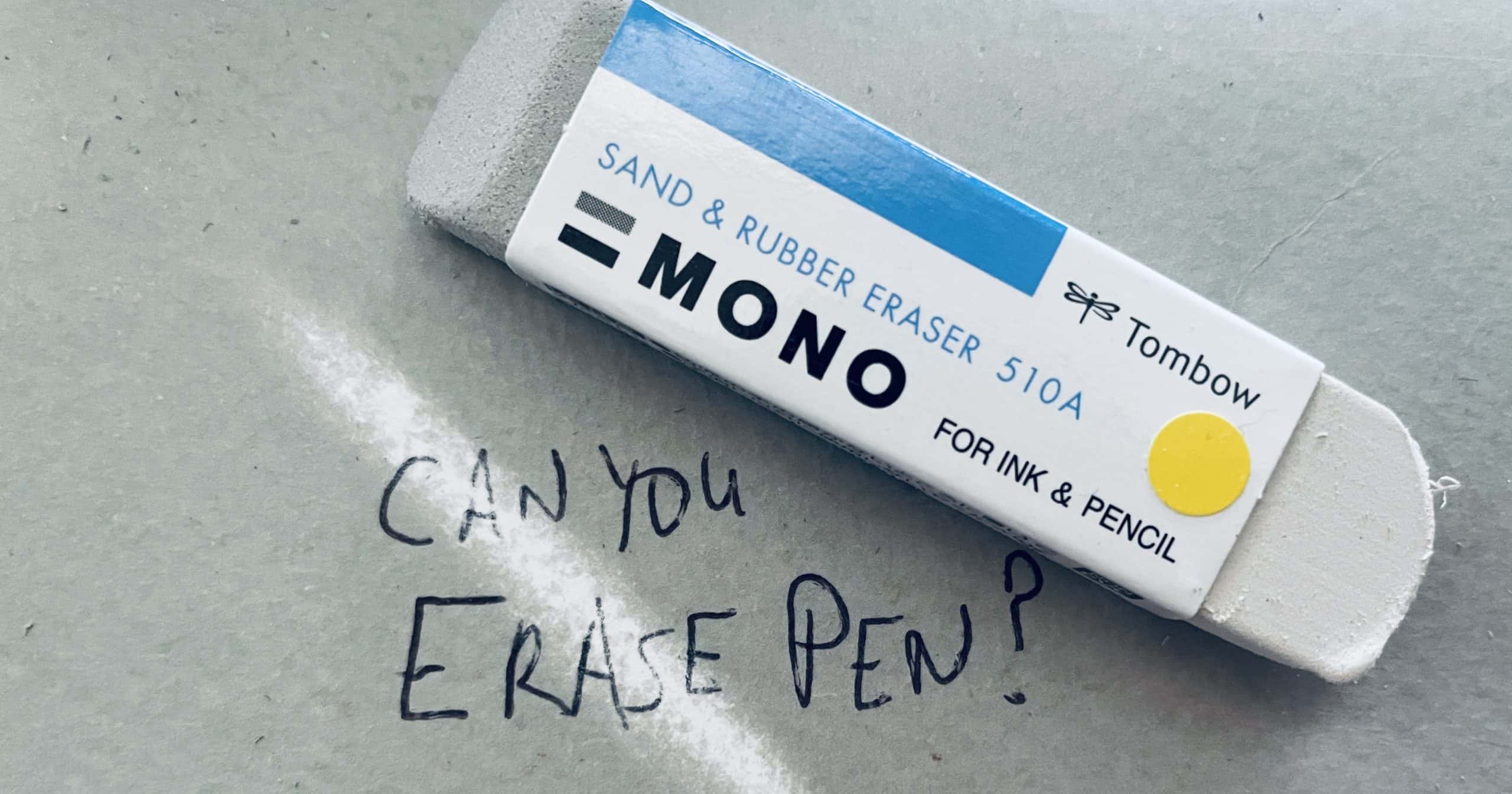 How To Erase Pen