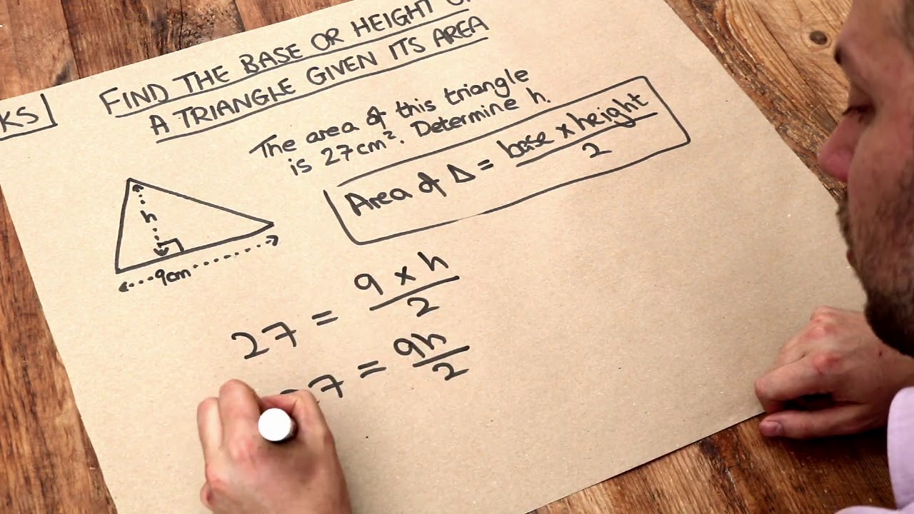 How To Find The Base Of A Triangle