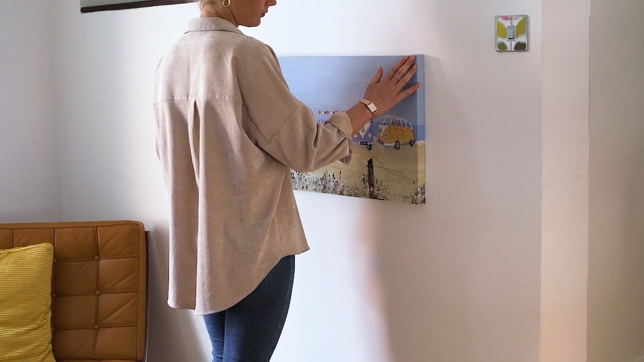 How To Hang Canvas On Wall