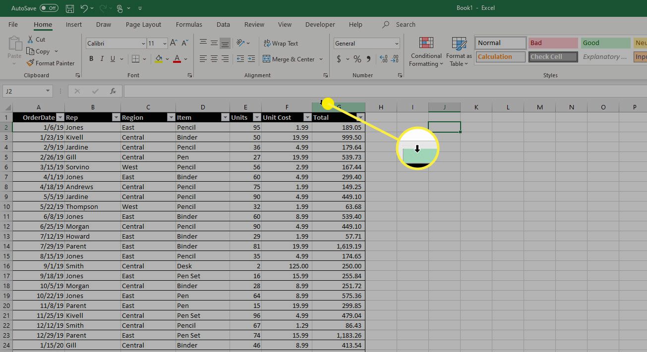 How To Move A Column In Excel
