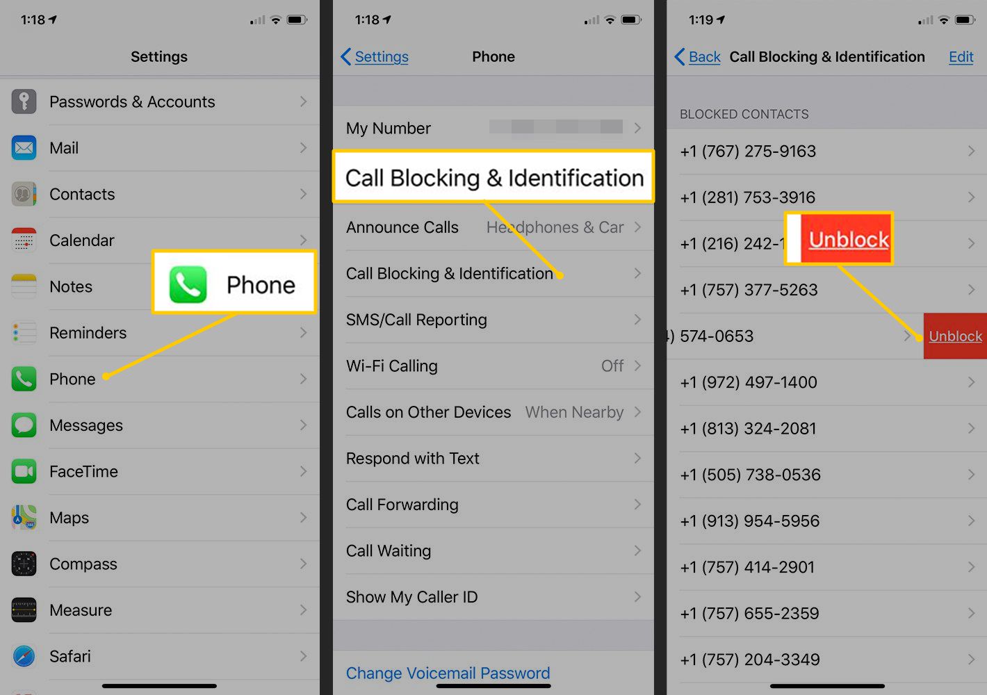 How To Unblock Messages On IPhone