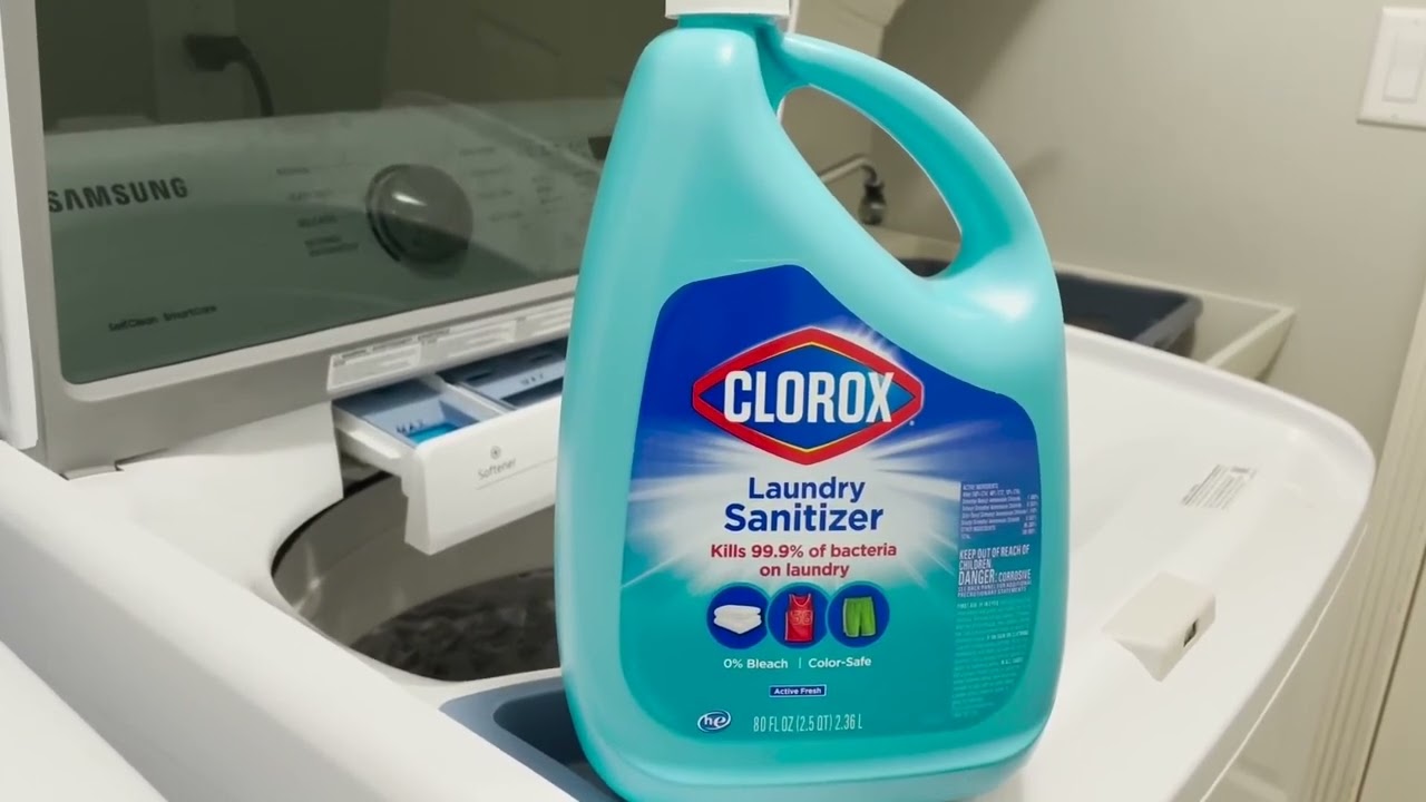 The Ultimate Hack For Using Clorox Laundry Sanitizer - You Won't Believe Where To Put It!