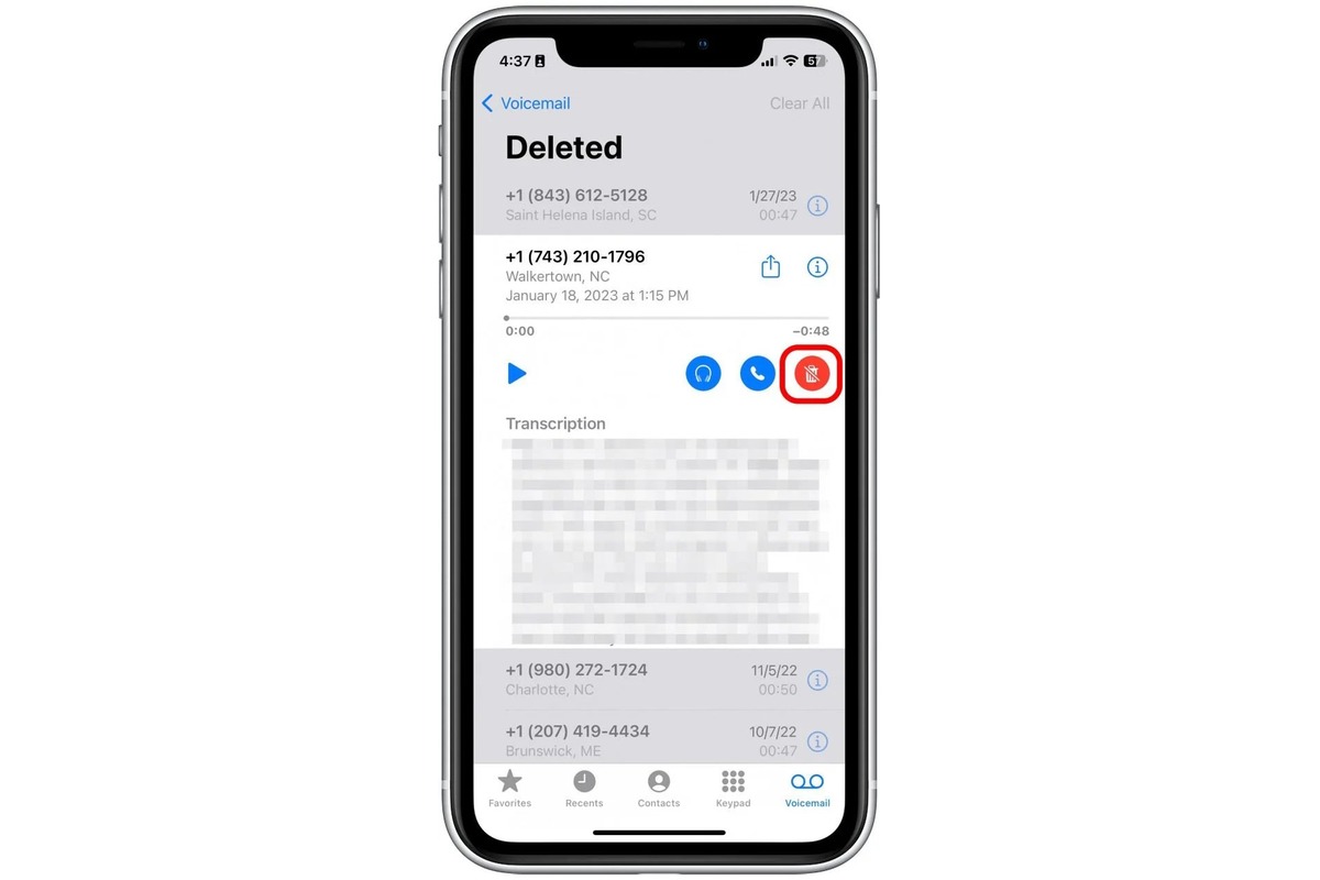 How To Delete Voicemail On IPhone