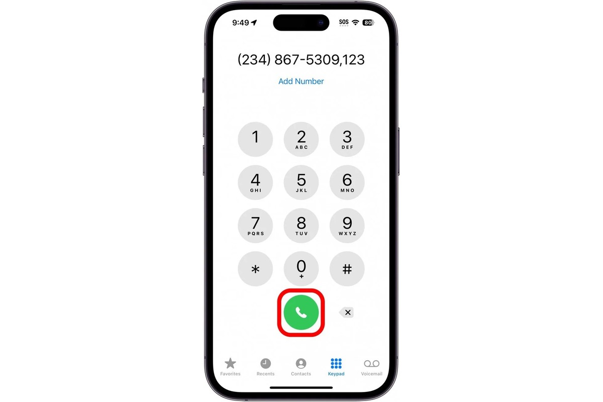 How To Dial Extension On IPhone