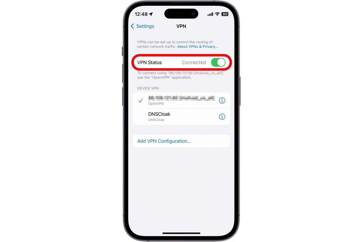 How To Disable VPN On IPhone
