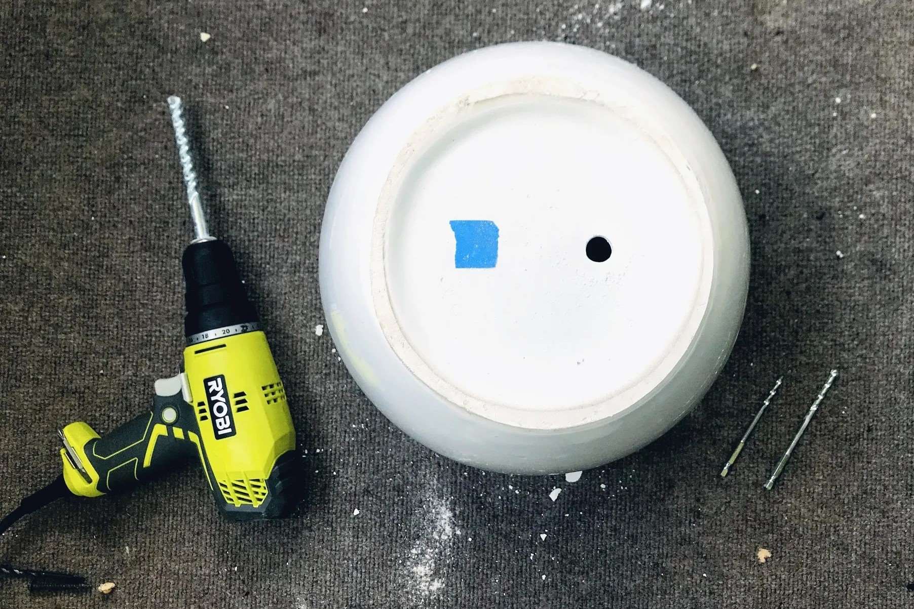 How To Drill A Hole In Ceramic Pot