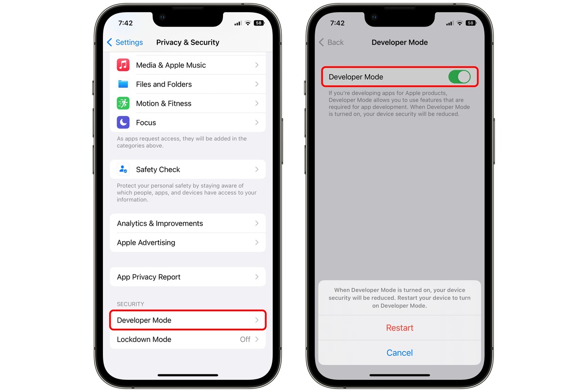 How To Enable Developer Mode On IPhone