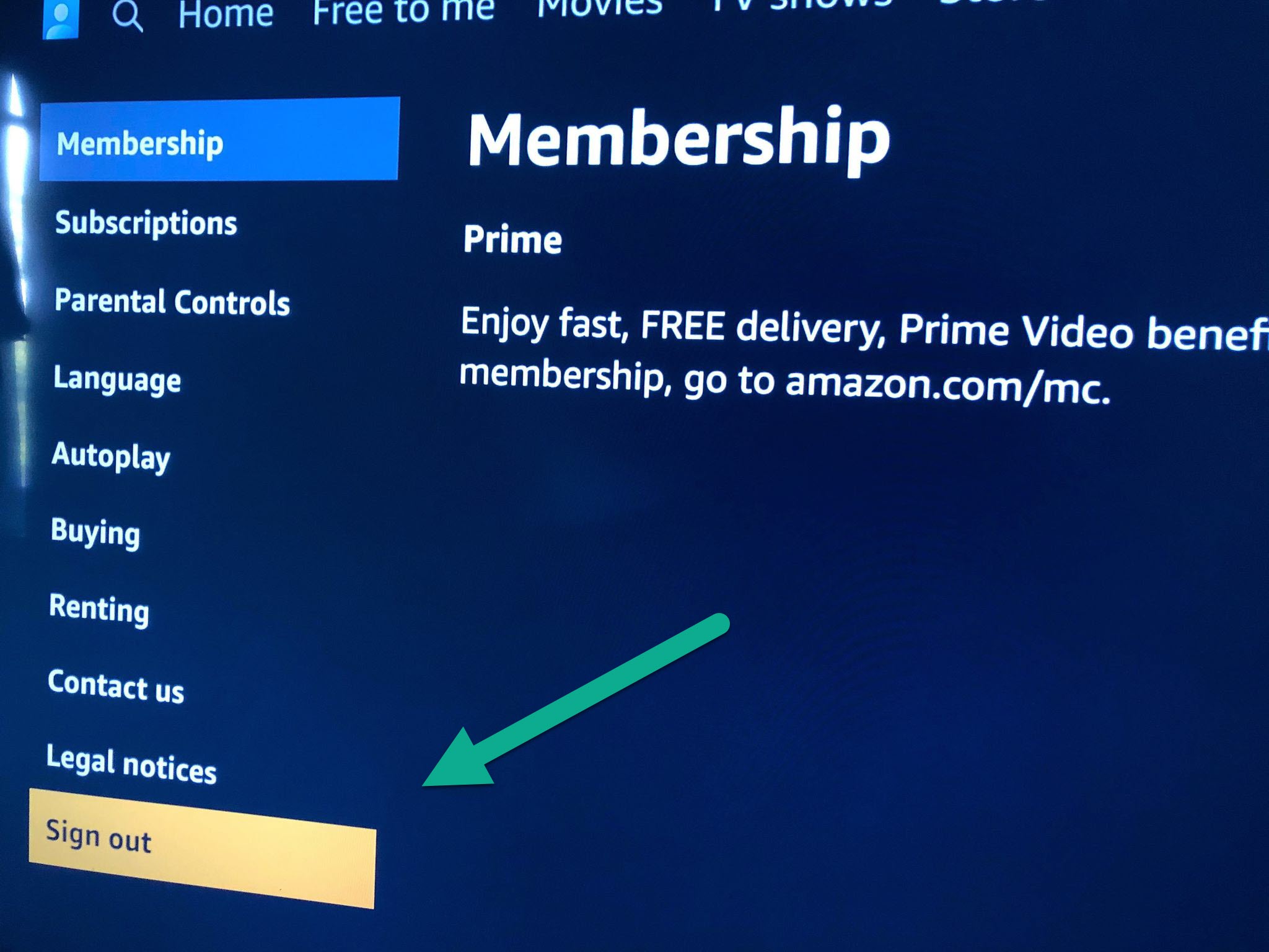 How To Log Out Of Amazon Prime On TV