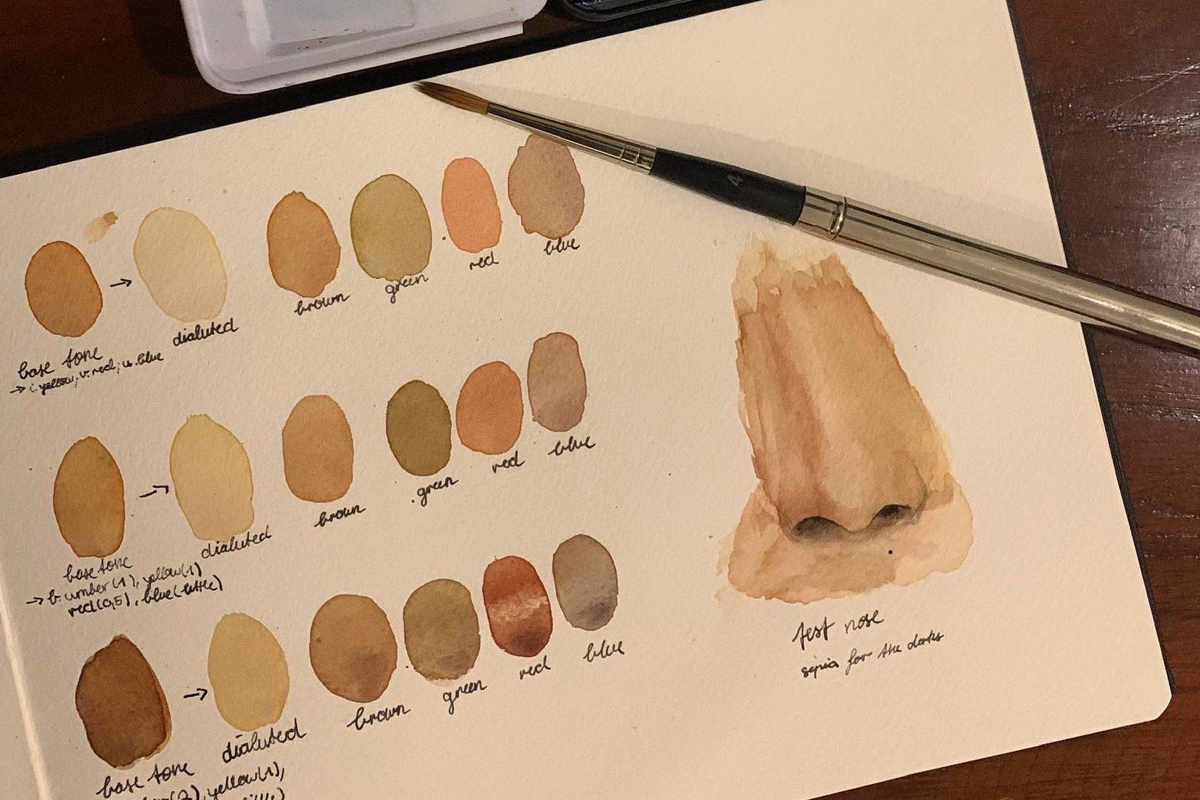 How To Make Skin Color Paint